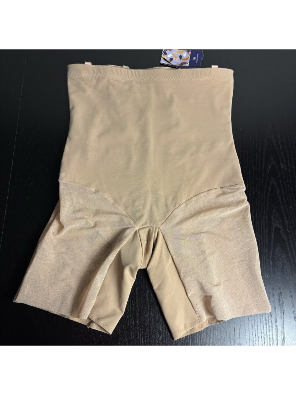 NWT HONEYLOVE Womens Size 2X SuperPower Short Beige/Nude